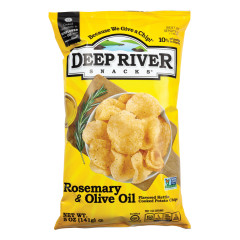 DEEP RIVER ROSEMARY & OLIVE OIL KETTLE COOKED POTATO CHIPS 5 OZ BAG