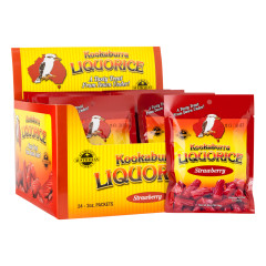 KOOKABURRA STRAWBERRY LIQUORICE 2 OZ PEG BAG