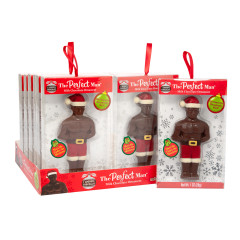 THE PERFECT MAN MILK CHOCOLATE ORNAMENT 1 OZ