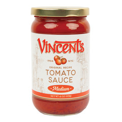 VINCENT'S ORIGINAL SAUCE MEDIUM 16 OZ JAR
