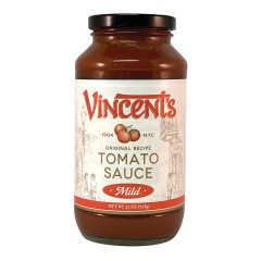 VINCENT'S ORIGINAL SAUCE MILD 25 OZ JAR