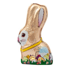 MADELAINE MILK CHOCOLATE FOILED SEMI SOLID RABBIT 4 OZ