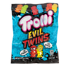 TROLLI GUMMY EVIL TWINS 4.25 OZ PEG BAG