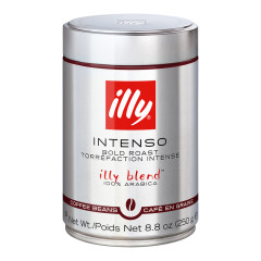 ILLY WHOLE BEAN INTENSO COFFEE DARK ROAST 8.8 OZ TIN