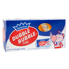 DUBBLE BUBBLE 1928 NOSTALGIA 3.5 OZ THEATER BOX