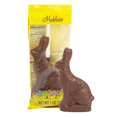 MADELAINE SOLID MILK CHOCOLATE RABBIT 1 OZ