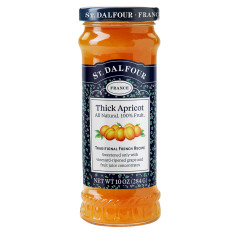 ST. DALFOUR APRICOT PRESERVES 10 OZ JAR