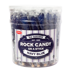 ESPEEZ ROCK CANDY BLUEBERRY NAVY BLUE STICKS TUB 0.8 OZ