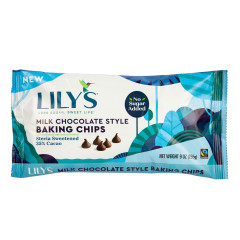 LILY'S MILK CHOCOLATE 9 OZ BAKING CHIPS