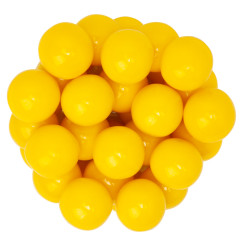 YELLOW BANANA FLAVORED GUMBALLS 850 CT