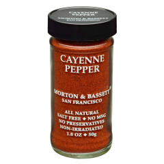 MORTON & BASSETT CAYENNE PEPPER 1.8 OZ SHAKER