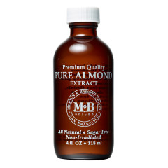 MORTON & BASSETT PURE ALMOND EXTRACT 2 OZ BOTTLE