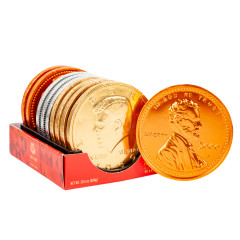 Fort Knox Belgian Milk Chocolate Gold Ingots 1 oz.