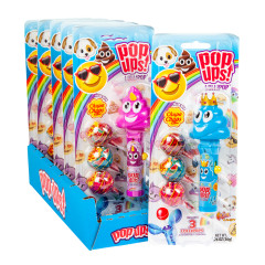 POP UPS EMOJI LOLLIPOP 1.26 OZ BLISTER PACK