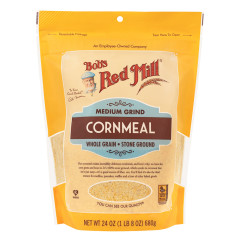 BOB'S RED MILL MEDIUM GRIND CORNMEAL 24 OZ POUCH