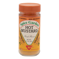 SPICE GARDEN NATURAL HOT MUSTARD 1.625 OZ SHAKER