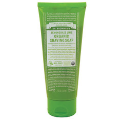 DR. BRONNER'S LEMONGRASS LIME SHAVING GEL 7 OZ TUBE