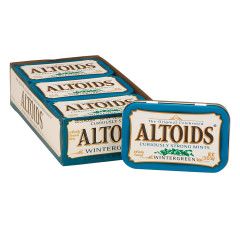 ALTOIDS WINTERGREEN MINTS 1.76 OZ TIN