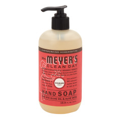 MRS. MEYER'S RHUBARB LIQUID HAND SOAP 12.5 OZ PUMP BOTTLE