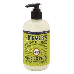 MRS. MEYER'S LEMON VERBENA HAND LOTION 12 OZ PUMP BOTTLE