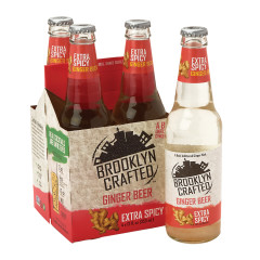 BROOKLYN CRAFTED EXTRA SPICY GINGER BEER 12 OZ BOTTLE