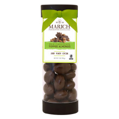 MARICH MILK CHOCOLATE TOFFEE ALMONDS 7 OZ TUBE