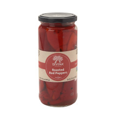 DIVINA ROASTED SWEET PEPPERS 13 OZ JAR