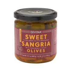 DIVINA SWEET SANGRIA OLIVES 6.3 OZ JAR