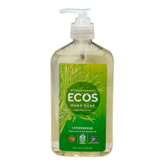 EARTH FRIENDLY LEMONGRASS LIQUID HAND SOAP 17 OZ PUMP BOTTLE