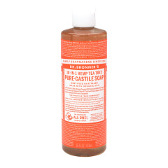 DR. BRONNER'S TEA TREE SOAP 16 OZ BOTTLE