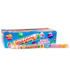 SMARTIES 3.2 OZ GUMBALLS TUBE 15 PC