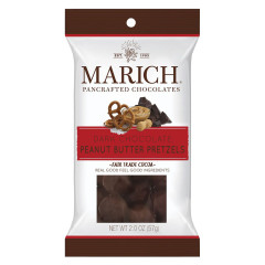 MARICH CHOCOLATE PEANUT BUTTER PRETZEL 2 OZ SINGLES