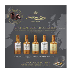 ANTHON BERG CHOCOLATES SINGLE MALTS SCOTCH 10 PC 5.47 OZ