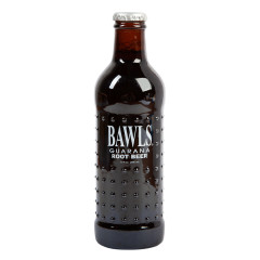 BAWLS GUARANA ROOT BEER SODA 10 OZ BOTTLE