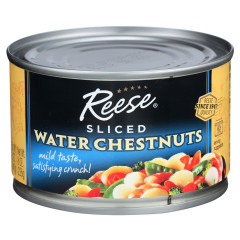 REESE SLICED WATER CHESTNUTS 8 OZ CAN