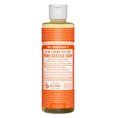 DR. BRONNER'S TEA TREE SOAP 8 OZ BOTTLE