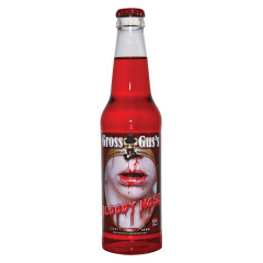 GROSS GUS'S BLOODY NOSE WILD CHERRY SODA 12 OZ BOTTLE