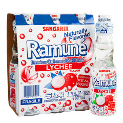 RAMUNE LYCHEE SODA 6.76 OZ BOTTLE