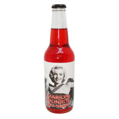 MARILYN MONROE WILD CHERRY SODA 12 OZ BOTTLE