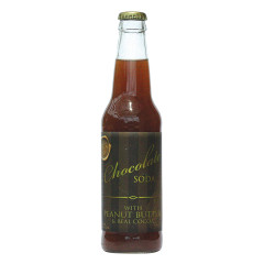 GOURMET CHOCOLATE PEANUT BUTTER SODA 12 OZ BOTTLE