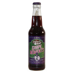 O-ZELL GRAPE MOMENTS SODA 12 OZ BOTTLE