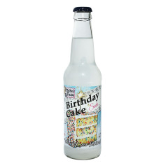 MELBA'S FIXINS BIRTHDAY CAKE SODA 12 OZ BOTTLE