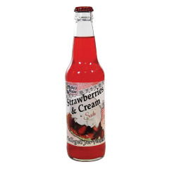 MELBA'S FIXINS STRAWBERRY & CREAM SODA 12 OZ BOTTLE