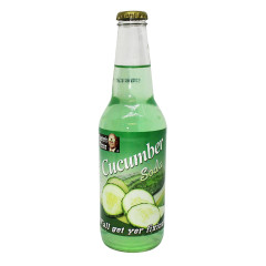 LESTER'S FIXINS CUCUMBER SODA 12 OZ BOTTLE