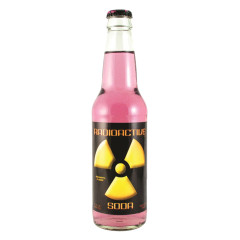 MARTIAN RADIOACTIVE MULBERRY SODA 12 OZ BOTTLE