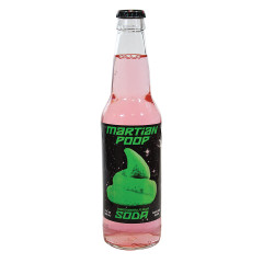 MARTIAN POOP MARIONBERRY SODA 12 OZ BOTTLE