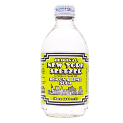 ORIGINAL NEW YORK SELTZER SODA LEMON LIME SODA 10 OZ BOTTLE