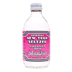 ORIGINAL NEW YORK SELTZER RASPBERRY SODA 4 PK 10 OZ BOTTLE