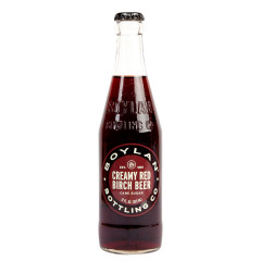 BOYLAN CREAMY RED BIRCH BEER SODA 4 PACK 12 OZ BOTTLE