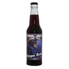 GROSS GUS DRAGON DROOL BLACK LICORICE SODA 12 OZ BOTTLE